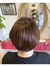 【平日限定】人気No.1 カット+ノンジアミンカラー+トリートメント　