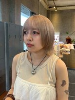 ゲーム 下北沢(GAME)&nbsp;ダブルカラー/大人レイヤー/ミルクティーベージュ/ウルフ/下北沢