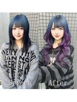 あるじゃんすー 新宿店&nbsp;インディゴラベンダー#シールエクステ#大人ガーリー#韓国#新宿