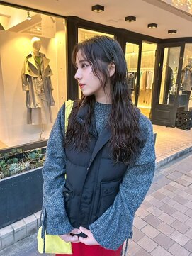 ジュベ(juve.) 大分ミディアムロング顔まわりレイヤーカット髪質改善カラー