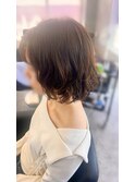 ニュアンスパーマボブ　土屋まい