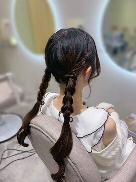 ヘアセットクラン リリー 東梅田店(hair set Clan lily) ツインテール/梅田ヘアセット