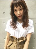 ほつれウエーブ×ショートバング☆