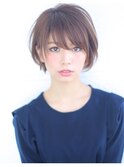 お手入れが簡単で小顔にします!ミセスショートボブ