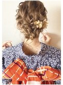 《へアセット》浴衣に♪シニヨンスタイル