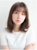 顔まわりレイヤースタイル