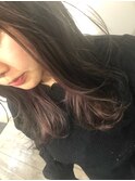 ふわふわレイヤー ×  インナーカラー【紫】