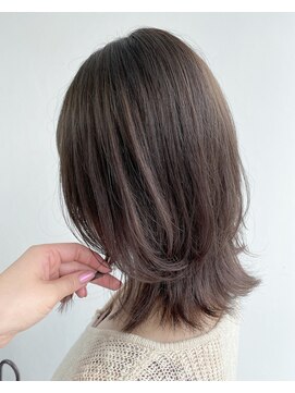 ヘアメイク オブジェ(hair make objet) 韓国ヘアー 韓国レイヤーカット ミディアムレイヤー