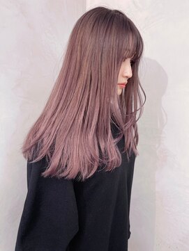 ノク(nok) ピンクベージュ_メルティカラーネビージュチェリーブラウン