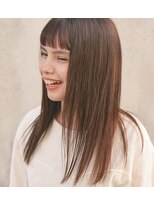 レジュアル(RESSUAL)&nbsp;ロングヘア　コスメストレート　黒髪　髪質改善　素髪