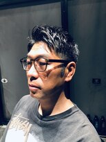 カレンズオブスタイル(CURRENNS OF STYLE) アップバング ナチュラルフェード スタイル