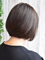 ヘアーエポック(hair epoque) 20代30代40代ストレートボブリップラインブラウンベージュ