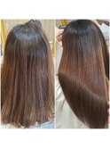 美髪縮毛矯正　シルクストレート
