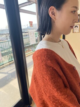 シャンプーボーイ 佐世保駅前店(SHAMPOO BOY) ぱつんとミニボブ