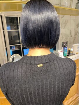 ロンド シャルム 吉祥寺(Lond charme) 【吉祥寺美容室Lond】ネイビーグレージュボブルフ