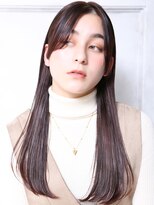 クラッチムク 博多口(CLUTCH muk.)&nbsp;大人可愛い２０代３０代４０代小顔　暗めカラー 胸上 E2