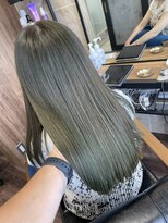 ラル(Lull)&nbsp;カーキグレージュ×シナジートリートメント/アルカリ酸熱