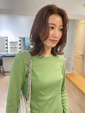 ローレン(LOREN) 透明感髪質改善ベージュダブルカラーミルクティーグレージュ