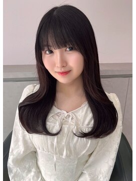 ユーフォリア エヌ 池袋サンシャイン通り店(Euphoria +n) 大人可愛い暗髪ふんわりワンカール