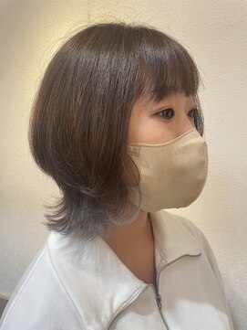 モーラ 浅香山店(MOLLA) 裾カラー/グラデーションカラー/くびれカット/くびれヘア/透明感