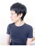 【morio成増/一戸】大人かわいい黒髪ウルフショート