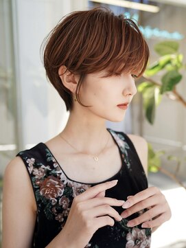カフネ(cafne) ショート/かきあげ/センターパート