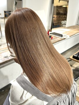 ニュート(Neut ) ケアブリーチダブルカラーミルクティーベージュ髪質改善カラー