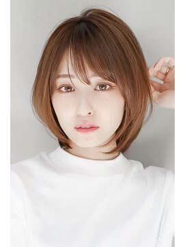 ギークス(GEEKS) 【GEEKS渋谷】レイヤーボブ/ショコラベージュ/冬カラー/20代30代