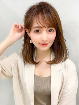 パシフィックダズールバトン(Pacific Dazzle baton) ★小顔似合わせカットフェミニンロングレイヤーメルティカラー