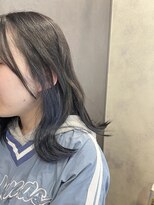 スティルエレ(STILL ere)&nbsp;透明感ブルーインナーカラー