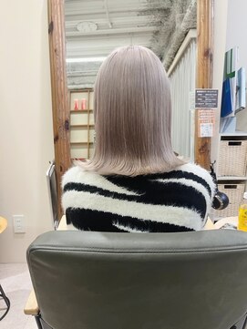 チェレ アズーリ 狭山店(Chere azuri) 20代ブリーチ・30代ボブ・ラベンダーミルクティー