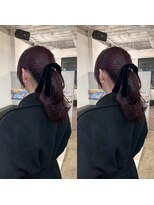 シー.(SHE.)&nbsp;カシスレッド×ロングスタイル