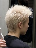 スパイキーショート ハイトーンカラー