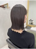 大人気！切りっぱなしボブ