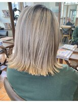 ルチア ヘア ステラ 京都店(Lucia hair stella)&nbsp;ミルクティーカラー/ダブルカラー/ショート/学割U24/京都/河原町