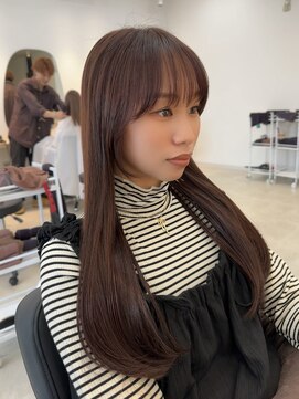 ソソ(soso.) 明るすぎず暗すぎない透明感ブラウンカラー