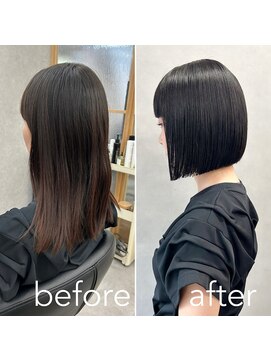 ヘアサロン ドットプラス 町田店(dot. plus) 【中西里美】ラインボブ/スタイルチェンジ/夏のヘアアレンジ町田
