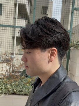 スタイル 成城学園前(STYLE) メンズ センターパート 毛流れパーマ メンズパーマ