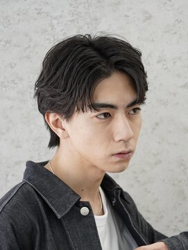 フィフス 栄(fifth) 自然な毛流れでラフにキマるセンターパート×ニュアンスパーマ