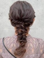 エルメ なんばマルイ(HELME) #編み込みヘア #パーティヘア