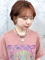 ラウンジ モリオ イケブクロ(Lounge MORIO Ikebukuro) 池袋ショートオレンジブラウンモカブラウンマッシュショート