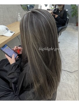 バングス(BANGS) ハイライト×グレージュ