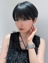 ホフ 大阪心斎橋店(F.O.F) ブリーチグレージュベージュショートボブショートレイヤー学割