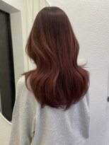 ボタン ハカタ(VOTAN hakata)&nbsp;福岡美容室/チェリーレッド/レイヤーカット/顔周りカット