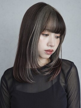 アルバム 新宿(ALBUM SHINJUKU) ミディアム前髪カット小顔オリーブベージュ_F60908