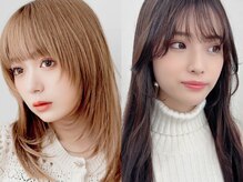 《小顔補正カット》顔まわりレイヤーカット・韓国カット・前髪カット #渋谷駅#髪質改善