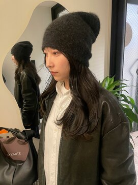 ユニコ(unico) レイヤーカット/オリーブグレージュ