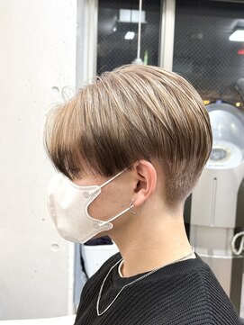 エンドカラー/センターパート/アンブレラカラー/フェザー