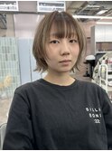 やわらか質感のショートボブパーマ