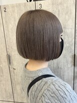 アース 流山おおたかの森店(HAIR&MAKE EARTH)&nbsp;グレージュ×ミニボブ